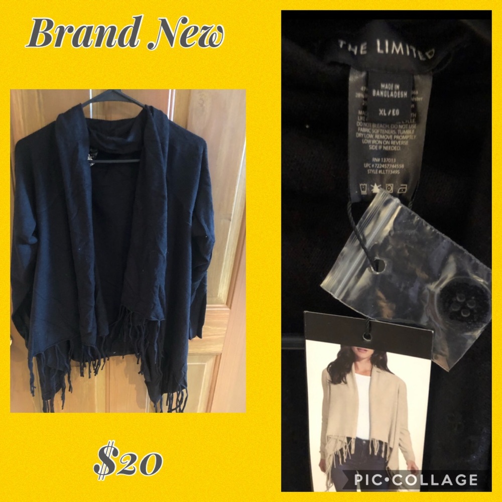 Winter black Poncho